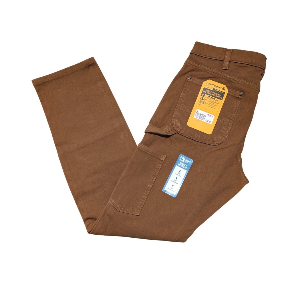 Carhartt Womens Rugged Flex Relaxed Fit Double Front Work Pants BN4296-W 8 Tall